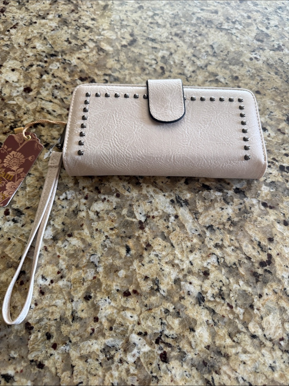 Studded Wristlet Wallet by Sam & Hadley NWT
